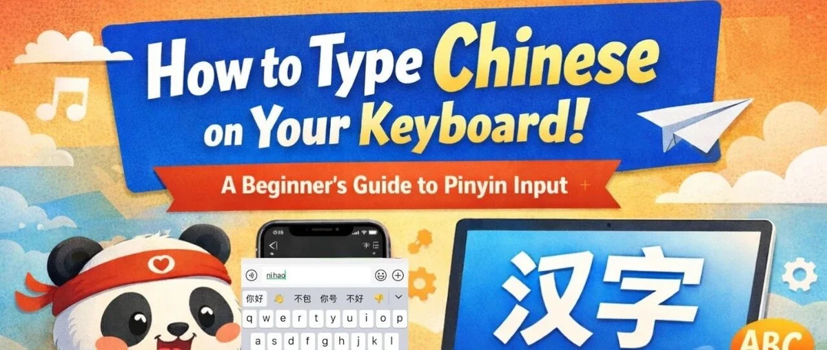 用拼音输入中文 — illustrated Chinese learning guide