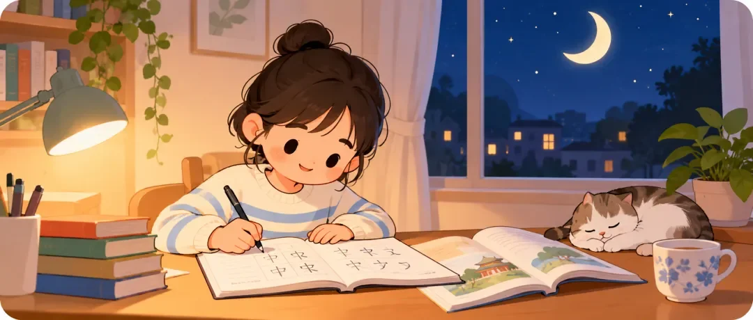 Chinese learning illustration: ⏰ 2. Where Does Time Go?
