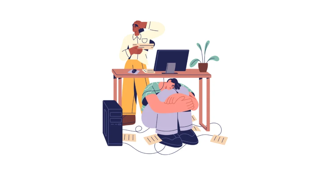Chinese learning illustration: 完 — finish