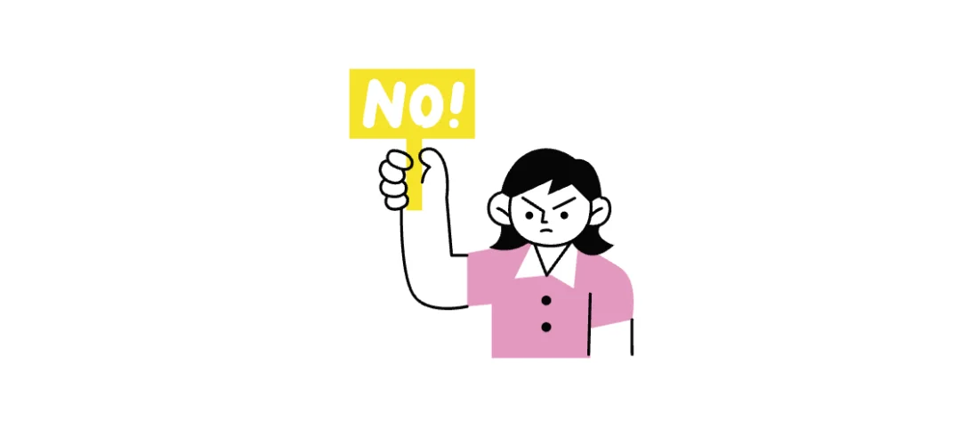 Chinese learning illustration: Negative form