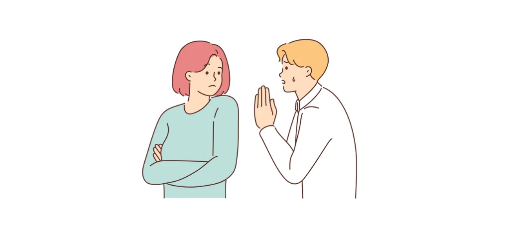对不起与不好意思 — teaching illustration 2