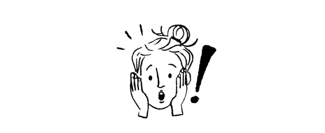Chinese learning illustration: Surprise