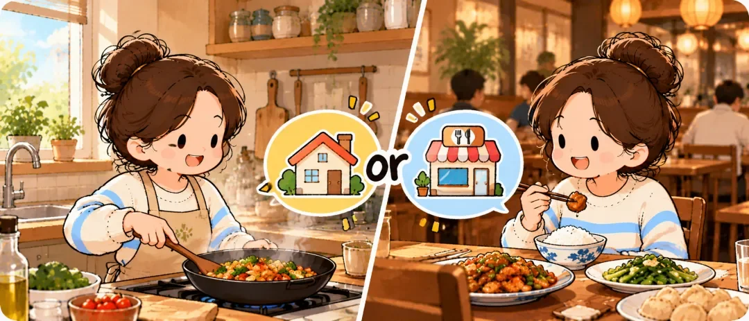 Chinese learning illustration: ② 或者 (huòzhě) — Giving Options ✅