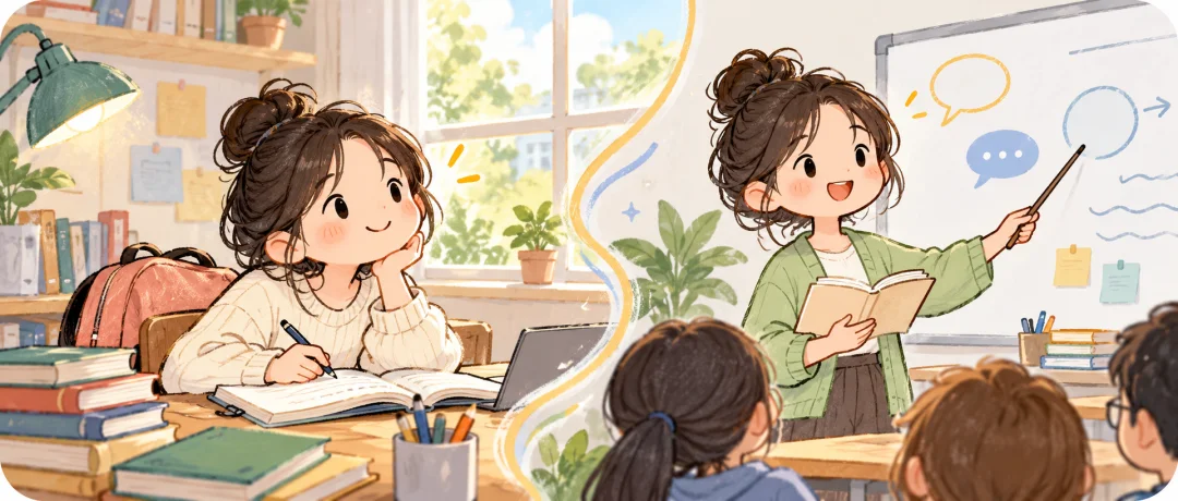 Chinese learning illustration: ⑦ Quick Practice! 📝