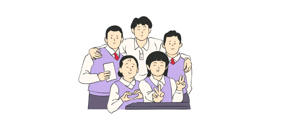 Chinese learning illustration: Examples