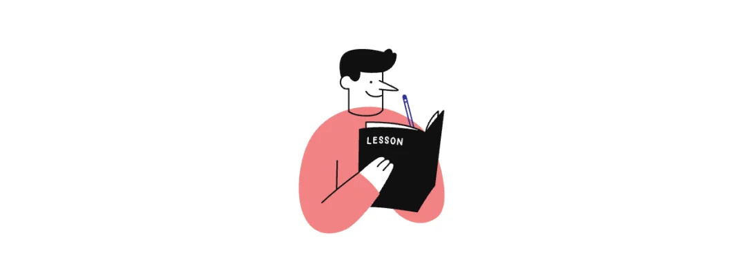 Chinese learning illustration: 计划