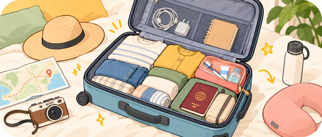 Chinese learning illustration: 🧺 1. 收拾 (shōushi) — Tidy Up / Put Things Away