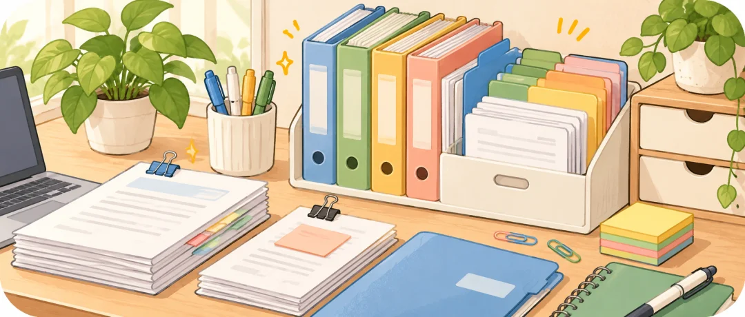 Chinese learning illustration: 📚 2. 整理 (zhěnglǐ) — Organize / Sort Out