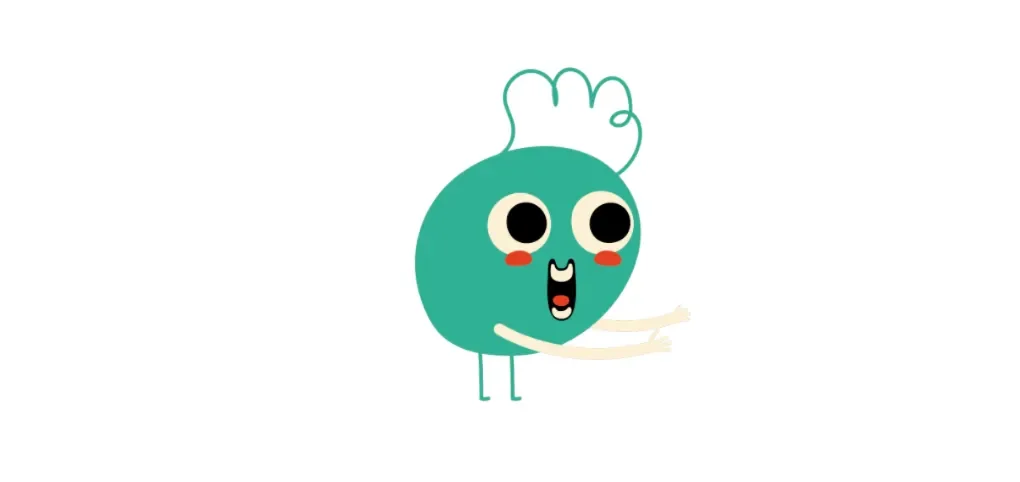 Chinese learning illustration: Easy feeling: