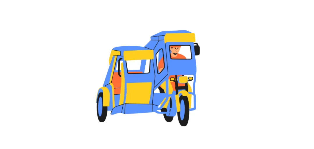 常见交通工具与出行表达 — teaching illustration 15