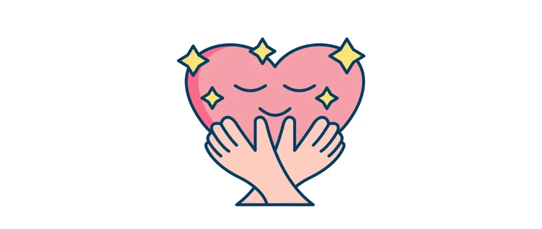 Chinese learning illustration: 珍惜: value something deeply