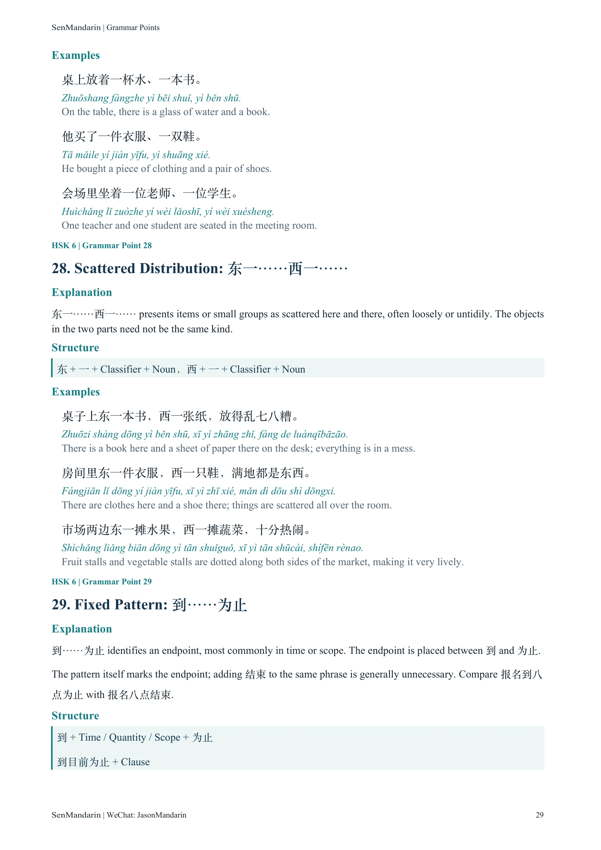 New HSK 6 Grammar Points: selected sample page 2, PDF page 29